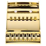 Veemoon 電気メッキゴールドはさみ収納ラック はさみホルダー トレイオーガナイザー ヘアサロンや理容室向け 衝撃耐性ABS素材手の保護と省
