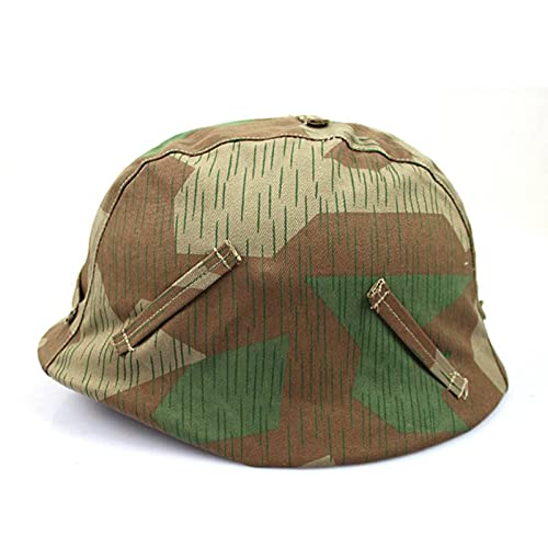 SINKITA Réplique Armée Allemande De La Seconde Guerre Mondiale M35 Housse De Casque Housse De Camouflage Tactique Compatible pour M35 Casque(Ne Comprend Pas Le Casque)-M35-Camouflage Cover