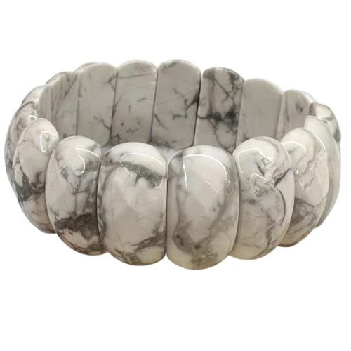 Bracelets à facettes anti-ternissement en pierre véritable pour sublimer vos poignets fragiles