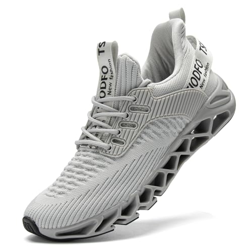 Image of SKDOIUL Men Sport Running Shoes Mesh Breathable Trail Runners Fashion Sneakers