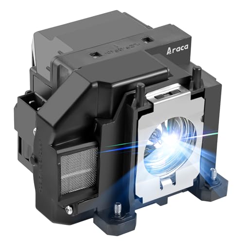 Image of Araca for ELPLP57 /V13H010L57 Projector Lamp with Housing for Epson EB-450Wi EB-440W EB-460 /PowerLite 460 /BrightLink 455Wi /BrightLink 450Wi /PowerLite 450W Replacement Projector Lamp