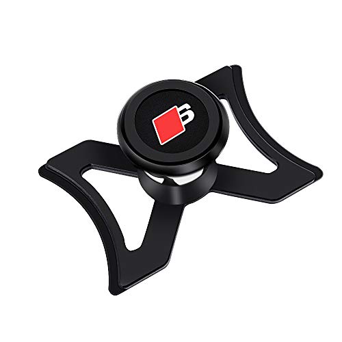 Freeauto Support de téléphone magnétique Voiture Ventilation Rotation 360° Ajustable pourAudi A3 S3 RS3 (2014-2018) Noir