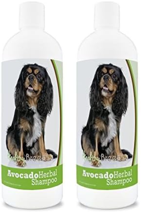Image of Healthy Breeds Cavalier King Charles Spaniel Avocado Herbal Dog Shampoo 16 oz (Pack of 2)