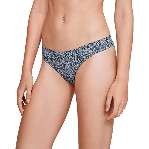 Under Armour Women's Thong Printed Underwear 3-Pack , Blue Heights (448)/Downpour Gray , X-Large