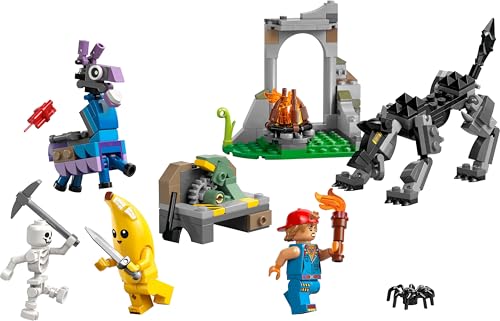 Image of LEGO Fortnite Peely & Sparkplug's Camp Video Game Building Set 77075 Building Blocks for 7+ Age Boys and Girls