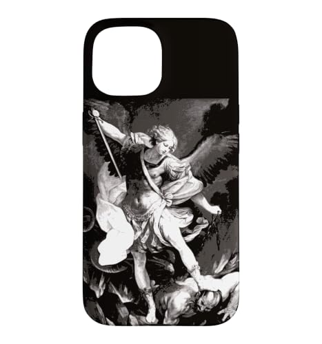 Saint Michael Archangel Angel Catholic Patron Magnetic Case for iPhone 15