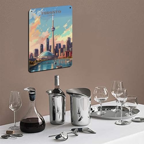 Poster Canada métal 20x30 cm - Idée cadeau originale rétro - 5
