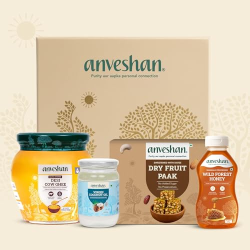 Image of Anveshan Diwali Gift hamper - Festive Gift Box | Hamper For Gifting (Gift Box Hamper)