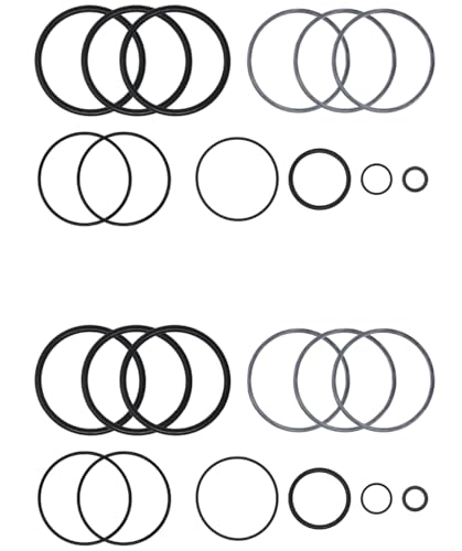 AppliaFit O-Ring Replacement Kit Compatible with Jandy Zodiac R0358000 for Select D.E., DEL, DEV, CL, CV Series Pool Cartridge Filters (2-Pack - 24 Pieces)