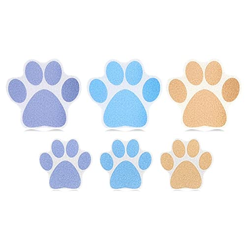 Adhesivos antideslizantes para baño con texturizado seguro de PEVA violeta en pack de 10 piezas 6