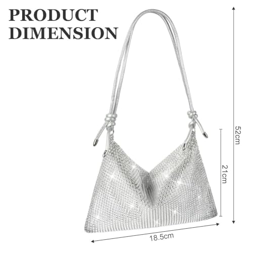 Image of OSDUE Evening Bag Clutch Purses for Women, Rhinestones Purse, Sparkling Envelope Evening Bag