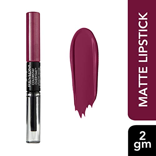 Image of REVLON Colorstay Glossy Finish Overtime Lip Color (Non Stop Cherry, 2ml)