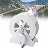 100W Micro Hydroelectric Turbine Generator, Low-Speed Hydro Water Wheel Generator for Household Outdoor Lighting