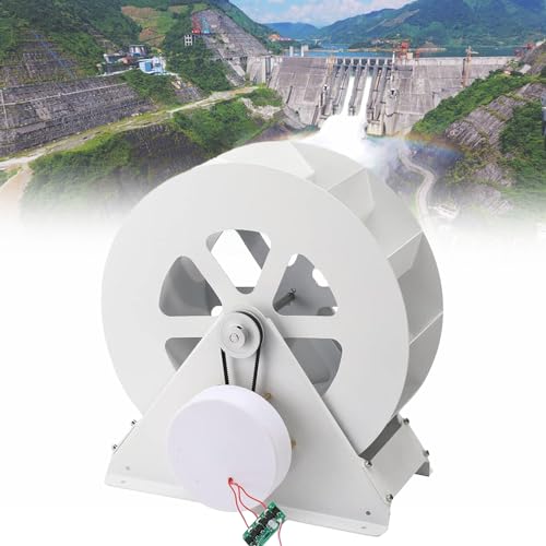 ANXYYDS 50W/100W Micro Hydroelectric Turbine Generator, Low-Speed Hydro Water Wheel