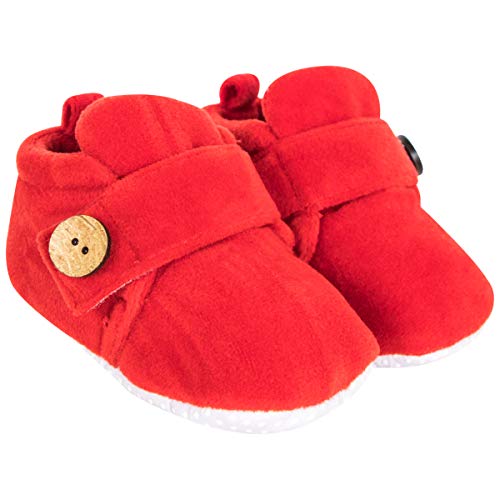 Image of Neska Moda Baby Boys & Baby Girls 6 to 12 Months Velvet Booties