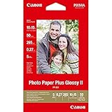 Canon Fotopapier PP-201 glänzend - 10x15 cm 50 Blatt für Tintenstrahldrucker - PIXMA Drucker (265 g/qm)