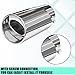 HHZL Car Exhaust Tips Muffler Tip Chrome Exhaust Tips, 2.5