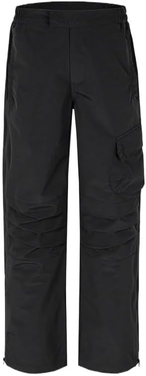 Folded Knee Nylon Zippered Pants aor Both Men and Women's Sports High Street Casual Pants