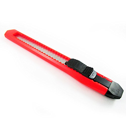 10PCS Box Carton Cutter Utility Knives Retractable Snap-Off Knife Razor Blades - Thumbnail 2