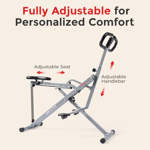 Sunny Health & Fitness Upright Row-N-Ride Squat Assist Trainer for Glutes - image 6