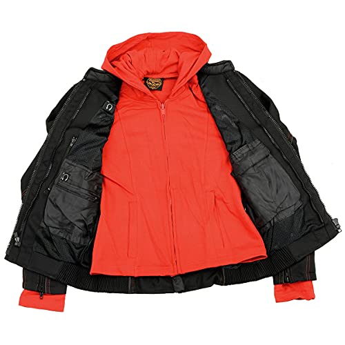 Milwaukee Leather Women's Textile Motorcycle Riders Jacket with Hoodie - Year Round Wear - 4X-Large - 4X by Milwaukee Leather - Used condition - Image 5
