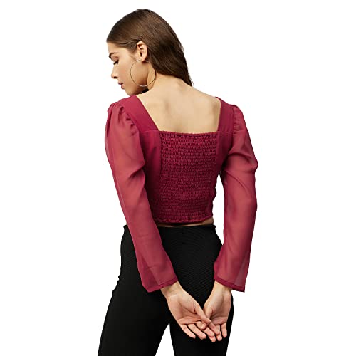 Image of Carlton London Women's Polyester Regular Fit Blouse