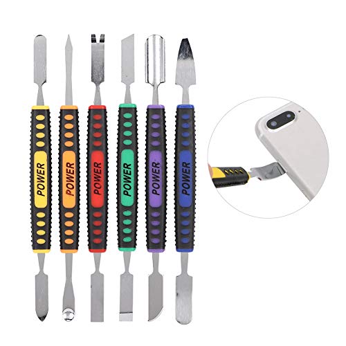 Zopsc 6Pcs Prying Opening Repair Tool Crowbar Repair Tools Kit Set Crowbar Disassemble Pry Bar Anti-Slip Silicone For Mobile Phone Computers Tablets #TOP5