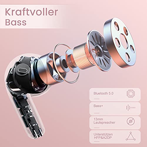 RMAI Bluetooth Kopfhörer In Ear, Kabellose Kopfhörer mit HiFi Stereo Sound, 40 std Spielzeit, IPX7 Wasserdicht Bluetooth… - Image 4