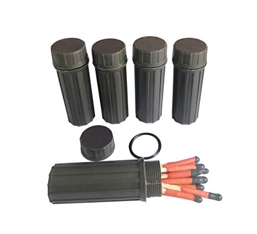 eGreen Emergency Fire Starter: Stormproof Matches in Waterproof Wax Case