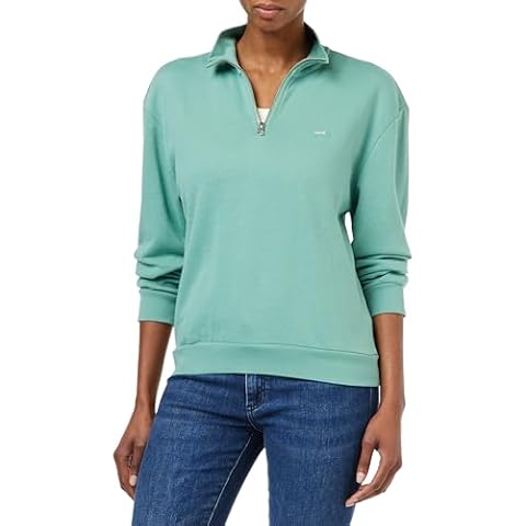 Levi's Women's Warm 1/4 Zip Sweatshirt Cover