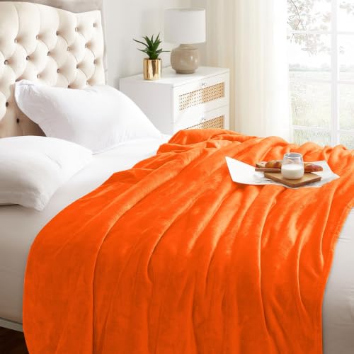 Image of KMUSET Fleece Blanket Grey Queen Size Lightweight Cozy Plush Microfiber Solid Blanket Factory Shop