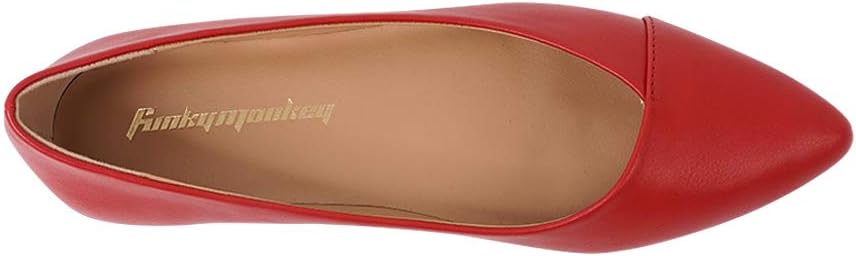 FUNKYMONKEY Women's Classic Ballet Flats Casual Comfort Slip On Flats Shoes - Image 5