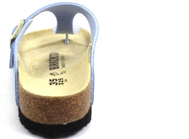 Birkenstock Gizeh Dusty Blue Microfiber Adult Slides Sandals