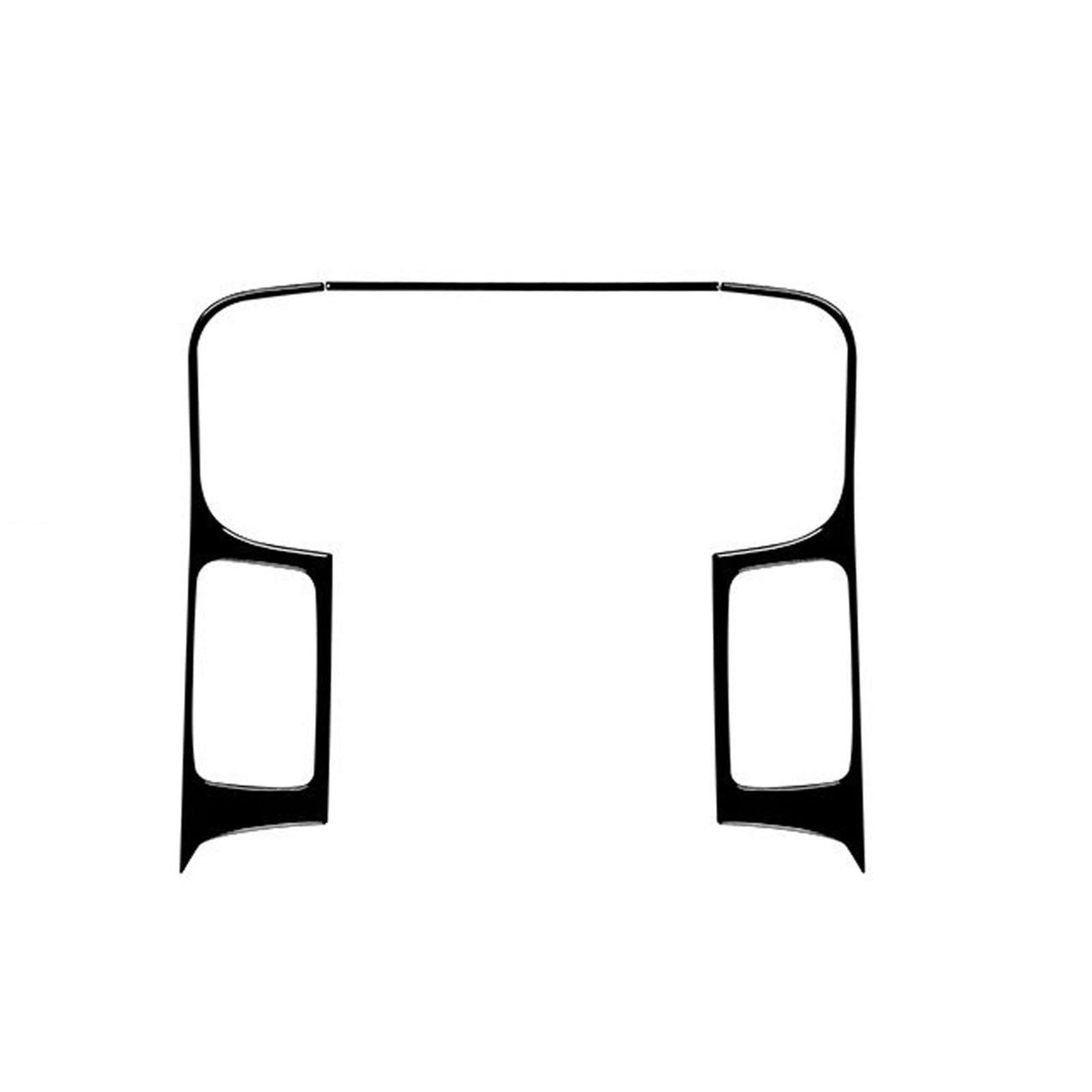 for Dodge for Ram 1500 2013 2014 2015 Accessories Carbon Fiber Car Interior Central Air Outlet Surround Trim Sticker Decoration LHD FRTRGVUVXP(Style C)