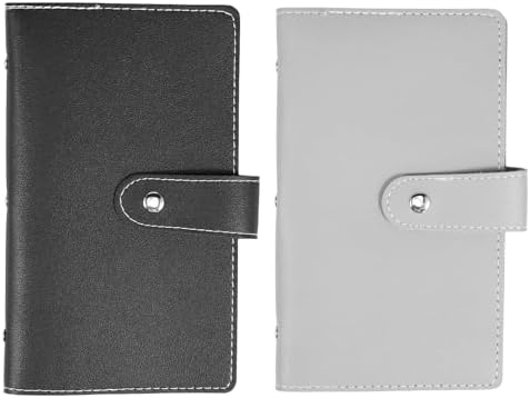 2 peças, 96 envelopes para economia de dinheiro, fichário para ec...