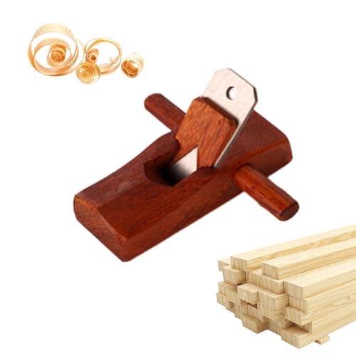 Herramienta de alisado de madera | Herramienta de cepillado manual, cepilladora manual precisa, caoba, conveniente - suministros de carpintería, accesorios ergonómicos de bricolaje para recortar