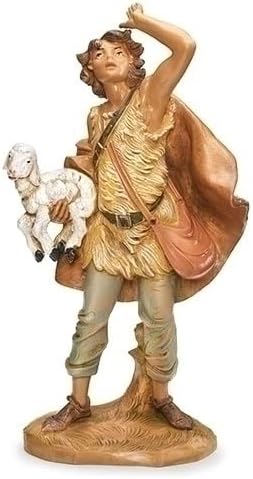 Fontanini, Nativity Figure, Micah The Shepherd, 7.5" Scale