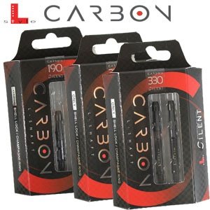 L-Style L-Shaft Silent Carbon Fiber Straight 260 Dart Shafts - Clear -