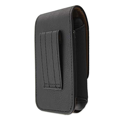 caseroxx Leather bag with belt loop for Dexcom G6 Receiver, Case (Leather bag with belt loop in black), schwarz - Image 3