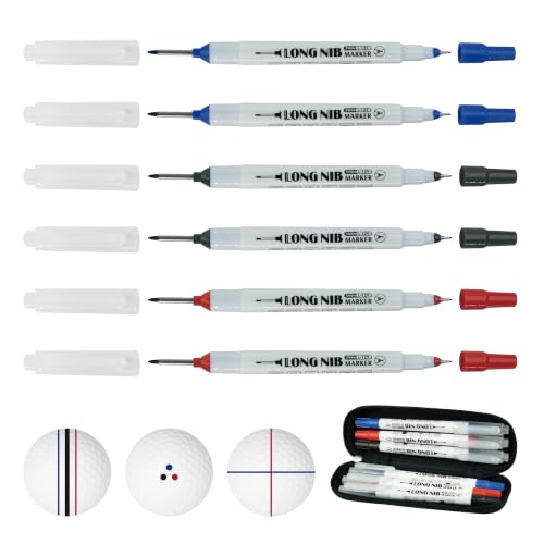 SANDIAN 6 Pack Dual-Tip Markers