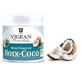 Vigean - Huile Vierge De Noix De Coco 250Ml Bio - Lot De 3 - Vendu Par Lot - Livraison Gratuite En France