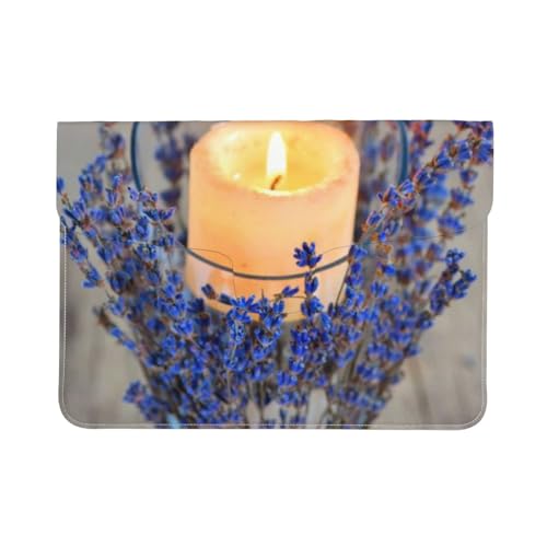 Housse PC 13 pouces en cuir antichoc motif voilier couchant