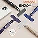 SURDOCA 3-In-1 Phone Lanyard for Crossbody, Neck & Wrist, Adjustable Anti Theft Phone Strap with Tether Tab & Loop Strap - Universal for Most Smartphones, Camera, Key - Travel Essentials