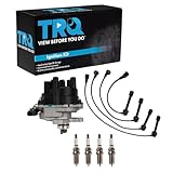 TRQ Spark Plug Kit 6 Piece Distributor Compatible with 1997-2001 Nissan Altima