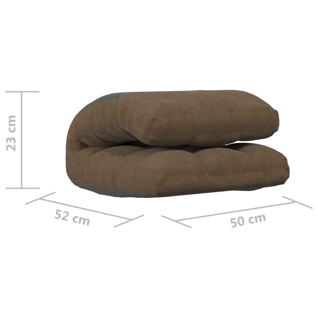Fengshui Krzesło podłogowe składane brązowe tworzywo piankowe 110 kg