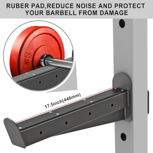 Nordic Hamstring Curl & Safety Spotter Arms Attachments for 2"x2" & 3"x3" Power Racks, Home Gym Strength Training - Image 5