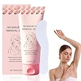 1 Unidad de Crema Depilatoria con 1 Raspador, Crema Depilatoria Suave y Relajante, para Cara y Cuerpo, sin Irritaciones en La Piel, Depilador Unisex, para Todo Tipo de Piel