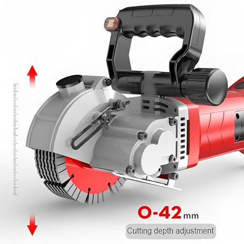 Rainureuse brique 40mm de largeur à tête rotative 90 degrés
