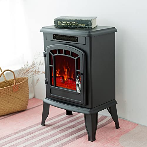 C-Hopetree Cheminée Électrique Portative À Bois avec Effet De Flamme, Chauffe-Eau Intérieur Autoportant, 58Cm De Haut C-Hopetree Cheminée Électrique Portative À Bois avec Effet De Flamme, Chauffe-Eau Intérieur Autoportant, 58Cm De Haut