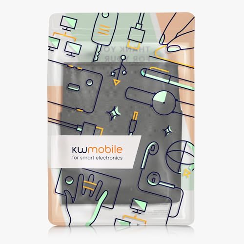 kwmobile Monitor Cover Compatible with 34-35" monitor - Dust Cover Computer Screen Protector - Black - Image 6